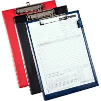 Eichner Werkordermap met klem EASY OPEN A4 per 10 stuks - Rood