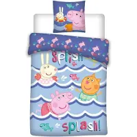 Aymax Peppa Pig kinderdekbedovertrek splash - polykatoen