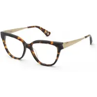 Nina Ricci Bril - - VNR477 - Acetaat - Glanzend bruin - Maat 52/16/140