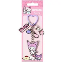 Hello Kitty - Anime Sleutelhanger - Kuromi - voor Geen - meerkleurig - Maat Standard