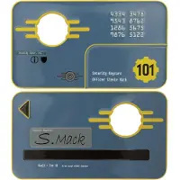 Fanattik Fallout 3 Replica Vault 101 Security Keycard Limited Edition