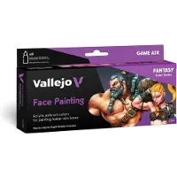 Vallejo Hobbyverf Acrylverf - 72204 Game Air - Fantasy Gezichtsschildering Kleurenset - Acryl Set 8x Verf set - 8x 18 ml