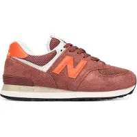 New Balance Sneakers laag '574' oranje / bourgogne