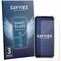 Savvies 3 Stuks Screenprotector - geschikt voor Ulefone RugOne Xever 8 - beschermfolie glas transparant