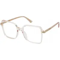 Nina Ricci Bril - - VNR386 - Dames - Transparant Roze - Acetaat (55/18/135)