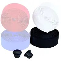 Ges Gel Handlebar Tape Wit,Zwart