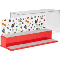LEGO - Vitrine Iconic Minifigure - Polypropyleen - Rood