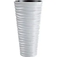 Prosperplast Bloempot (Wit, 30 x 30 x 52 cm)