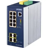 Planet IGS-5225-8P4S Managed L2+ Gigabit Ethernet (10/100/1000) Power over Ethernet (PoE) Zwart netw