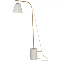NORR11 Line One Vloerlamp Wit - Vloerlampen Messing White - W2LIN22009ALUMWHEU00000