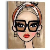 Reinders Schilderij Fashion Icon - 50 x 40 - Hout -