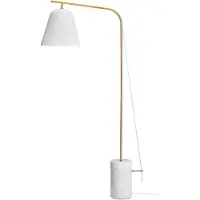 NORR11 Line Two Vloerlamp Wit - Vloerlampen Messing White - W2LIN22011ALUMWHEU00000