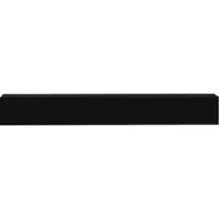 Vente-unique Hangend tv-meubel met 3 deurtjes - Zwart - DANTAY