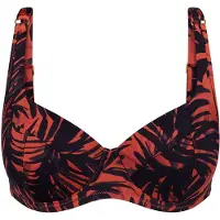 Triumph Swimwear Voorgevormde Bikinitop Summer Palm | Maat: 38E | Kleur: Bruin