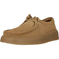 Clarks Clarksvoor mannen. 26183437 Bruin Torview Leren Schoenen (41), Leer, Plat, Veters, Casual