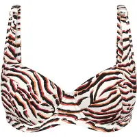 Triumph Bikinitop ' Red Label Summer Wild ' beige / bruin / wit