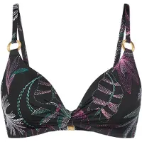 Triumph Bikinitop ' Red Label Summer Tropics ' gemengde kleuren / zwart