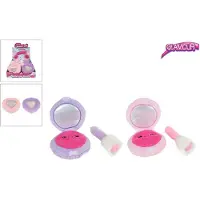 Merkloos Glamour Poederdoos Pluche 2ass 10cm Verschillende verschillende Pluche