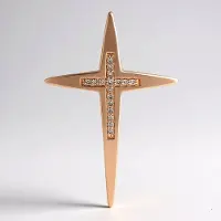 Cavill - Zilveren hanger met roségouden vergulding - I1 Argyle Rose de France diamant 0,09 ct - Briljantslijpsel - Pavé zetwerk - Modern dames sieraad