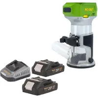 Procraft POB24bb accu multifunctionele frees 20 V 6 / 8 mm borstelloos + 2x accu 2,0 Ah + oplader