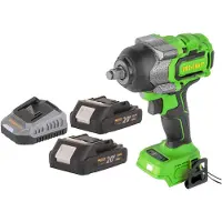 Procraft PWA36bb accu-slagmoersleutel 20 V 850 Nm 1/2" borstelloos + 2x accu 2,0 Ah + oplader