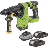 Procraft PHA30bb accuboormachine 20 V 2,8 J SDS plus Brushless + 2x accu 2,0 Ah + oplader
