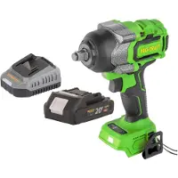 Procraft PWA36bb accu-slagmoersleutel 20 V 850 Nm 1/2" borstelloos + 1x accu 2,0 Ah + oplader
