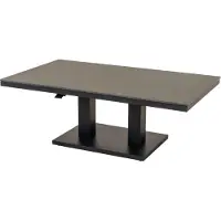 Lesli Living Geneva - Loungetafel - Verstelbaar 140x80 cm - Antraciet