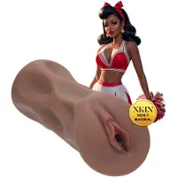XKIN Cheerleader Cherry - levensechte kunstvagina-masturbator (donker naturel)
