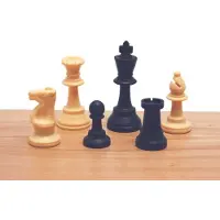 HOT Games Schaakstukken Kunststof/93mm./Staunton/in kist/Maat 6