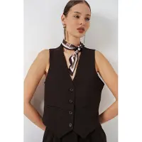 Big Dart V-hals Crêpe Gilet