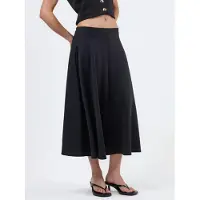 Busem Hoge Taille A-Lijn Midi Rok