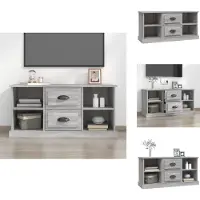 vidaXL Tv Meubel - Tv Meubels - Tv Standaard - Televisiemeubel - Tv-meubel 99,5x35,5x48 cm bewerkt hout grijs sonoma eikenkleur