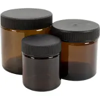 Blockland Zalfpot glas bruin gedopt 30 ml