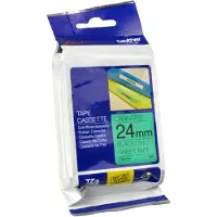 Brother TZe-751 Tape Zwart op groen (24 mm)