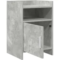vidaXL Nachttafels Betongrijs 40 x 36 x 60 cm Bewerkt hout