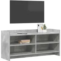 vidaXL TV Kast 100 x 33 x 47 cm Betongrijs Bewerkt hout