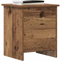 vidaXL Opbergkist met opslag Oud hout 40 x 40 x 50 cm Bewerkt hout