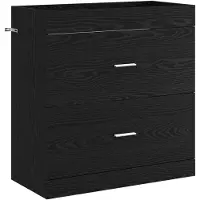 vidaXL Badkamerkastset, zwart eikenhout, 81 x 40 x 84,5 cm