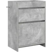 vidaXL Badkamermeubel Set Betongrijs 61 x 40 x 84,5 cm Bewerkt hout