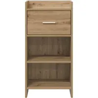 vidaXL Dressoir Artisanaal eiken 40 x 36 x 80 cm Bewerkt hout