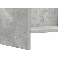 vidaXL Boekenkast Betonnen Grijs 30 x 30 x 111 cm Bewerkt hout