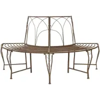 vidaXL Boom Bank 4-Aantal zitplaatsen 160 x 80 x 89 cm Staal