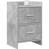 vidaXL Nachttafels Betongrijs 40 x 30 x 60 cm Bewerkt hout