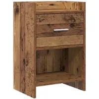 vidaXL Nachttafels Oud hout 40 x 30 x 60 cm Bewerkt hout
