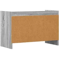 vidaXL TV Kast 71,5 x 33 x 47 cm Grijs Sonoma Bewerkt hout