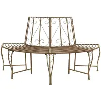 vidaXL Boom Bank 4-Aantal zitplaatsen 160 x 80 x 89 cm Staal