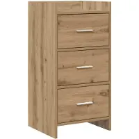 vidaXL Dressoir Artisan-Eik, 40 x 36 x 80 cm, houtvezel