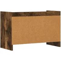 vidaXL TV Kast 71,5 x 33 x 47 cm Gerookt eiken Bewerkt hout