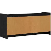 vidaXL TV Kast 102 x 33 x 47 cm Zwart eiken Bewerkt hout